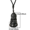 Black Buddha Pendant
