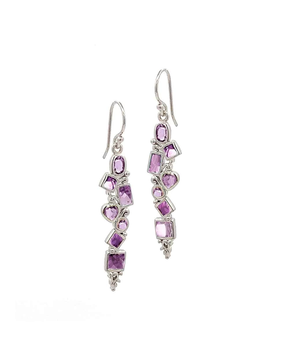 Antique Gemstone Drop Earrings