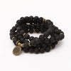 Black Mala Beads Bracelet