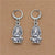 Buddha Earrings Silver