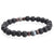 Lava Stone Buddha Bracelet