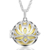 Lotus Silver Pendant Necklace