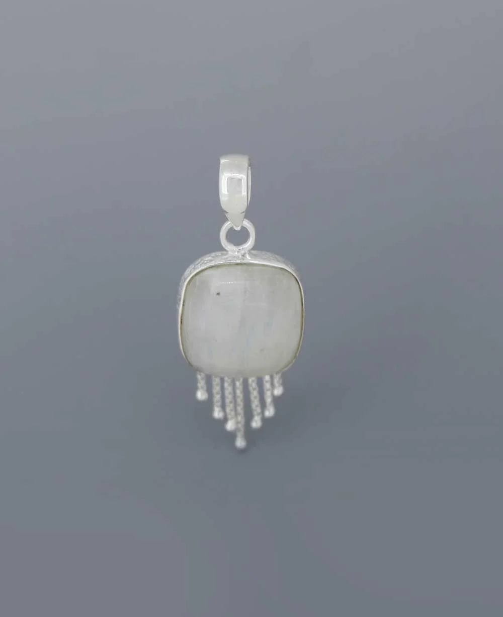 Sterling Silver Moonstone Chandelier Pendant