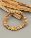 Wooden Buddha Bracelet