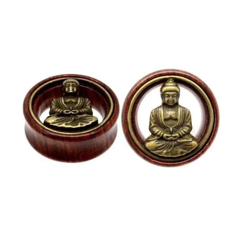 Wooden Buddha Ear Plugs