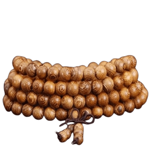 Wooden Mala Bead Bracelet